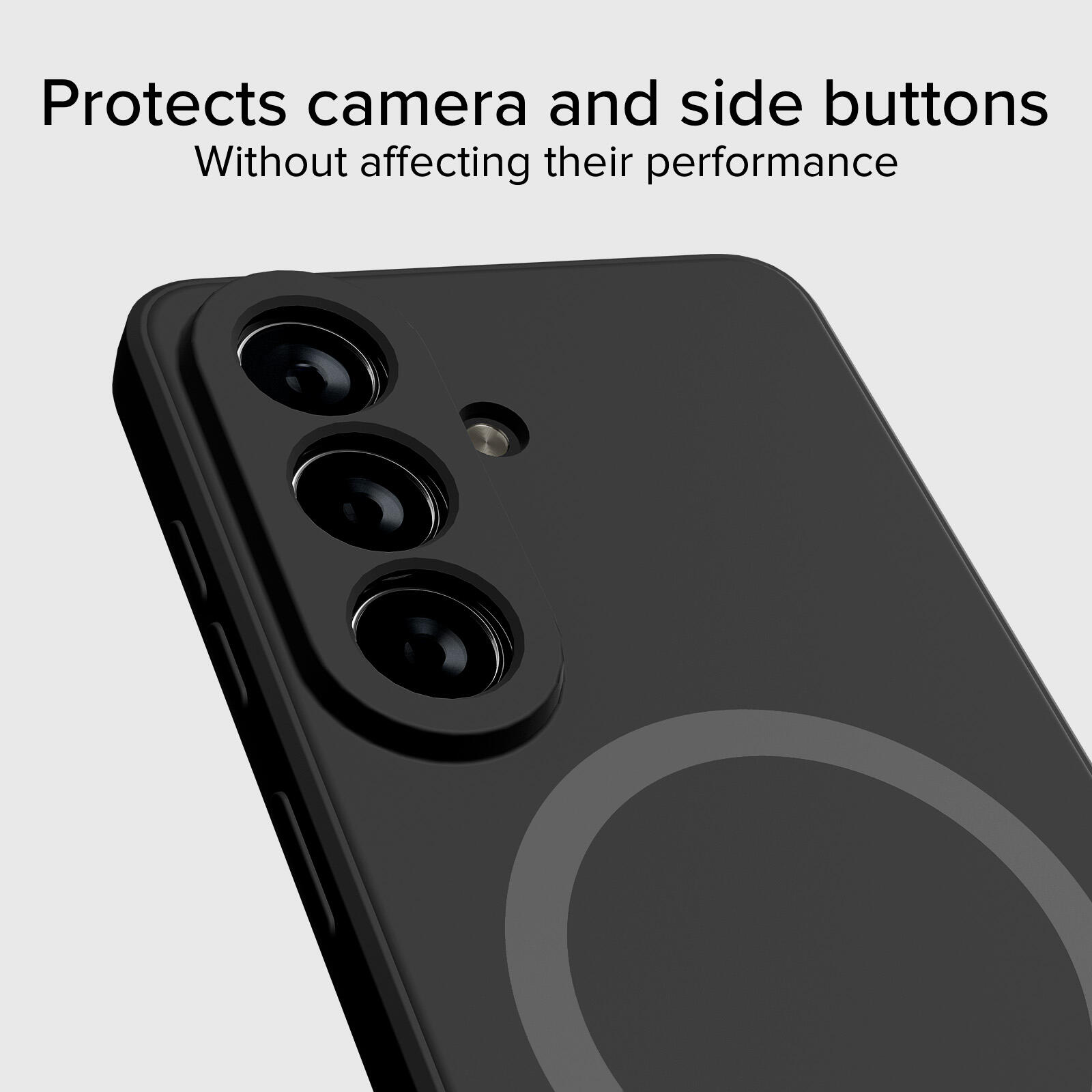 Instinct Mag - Coque compatible avec chargeur mag wireless pour Samsung S26 5/7