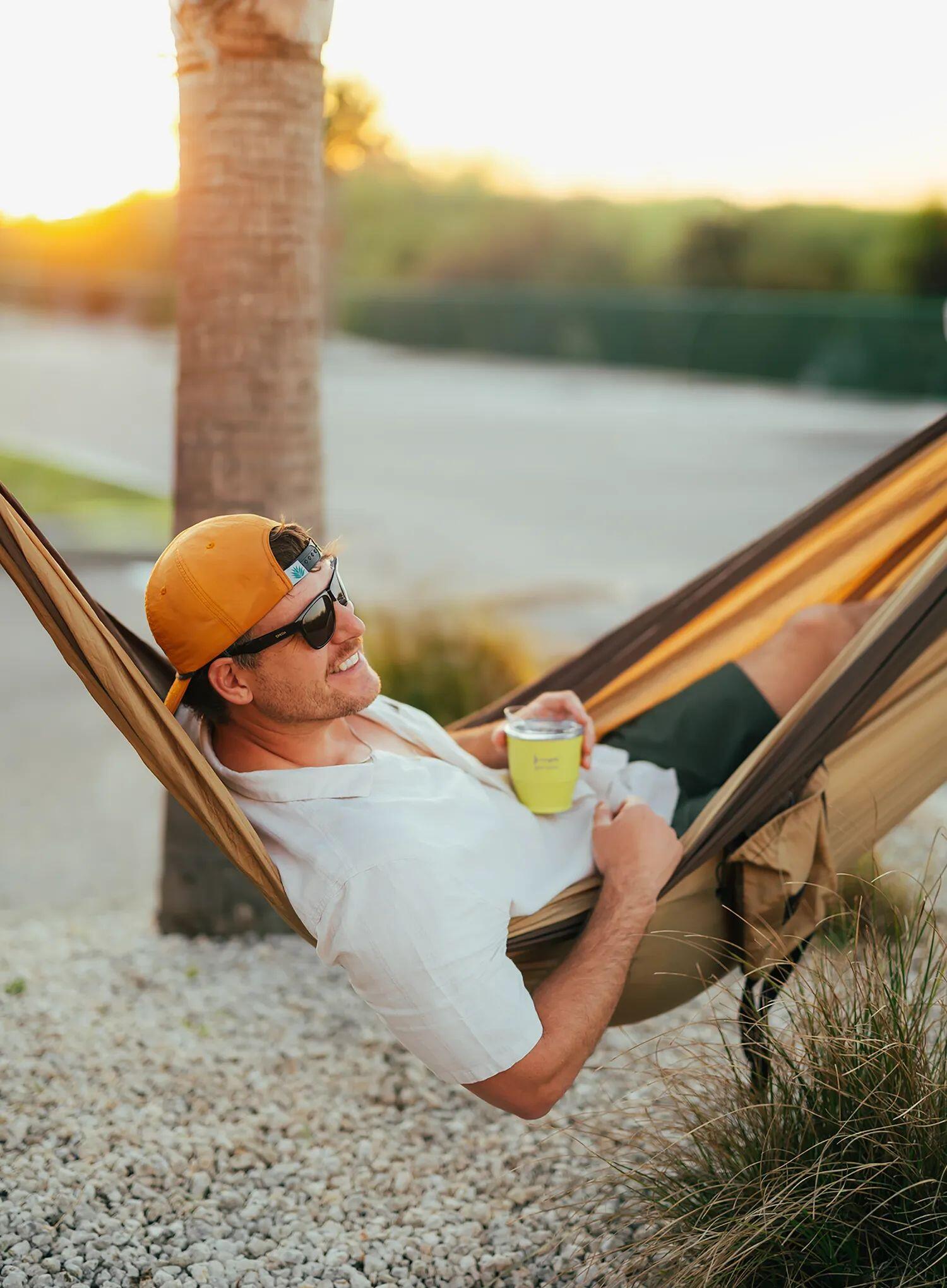 Hamak turystyczny ENO DoubleNest Hammock - chocolate/latte 5/7