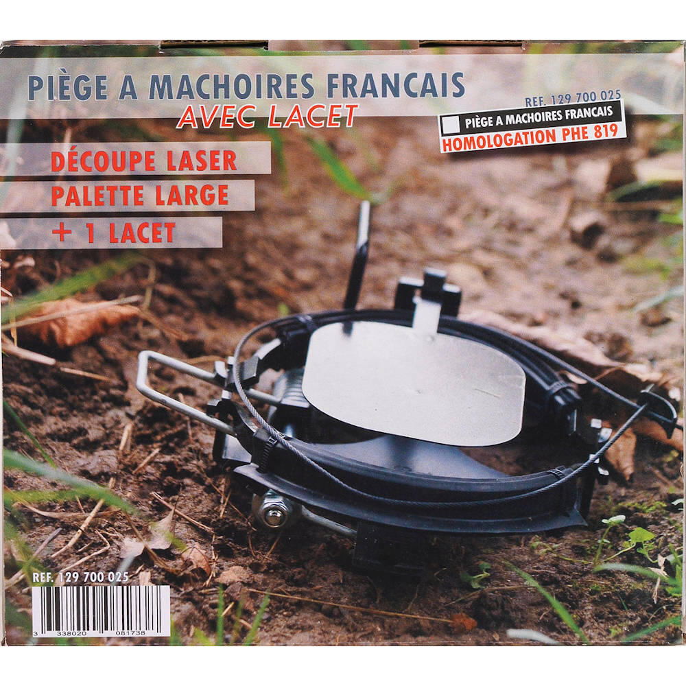 Piège à mâchoire, type français 7/7