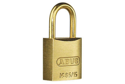 Abus Vorhängeschloss 65, Messing 65/15, Sicherheitsstufe 3