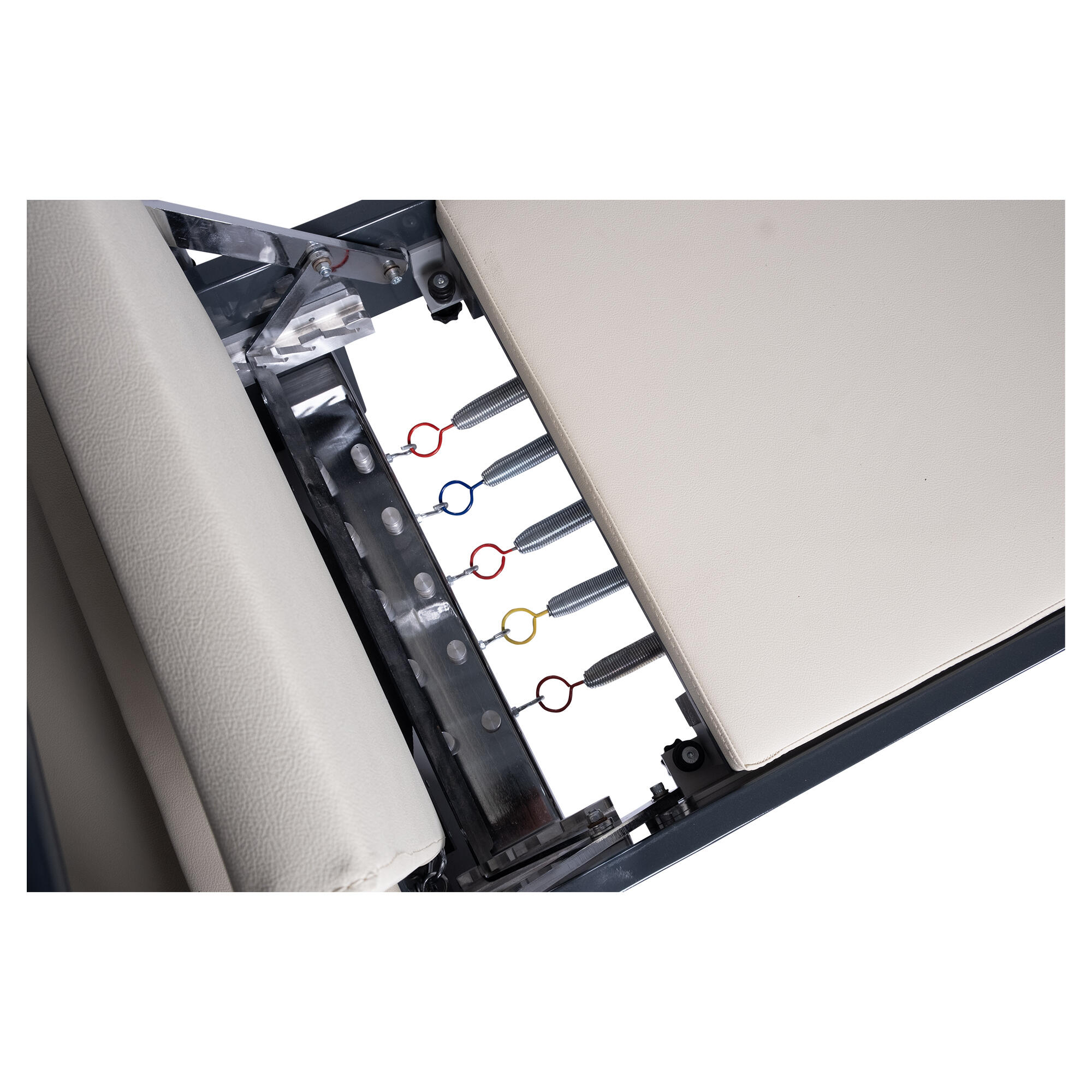 COSMOS Reformer Máquina de Pilates Basic Blanco-negro 239x70x38 cm 5/6