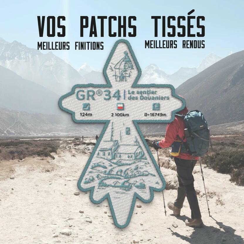 Ecusson GR®34 - Sentier des Douaniers 2/5