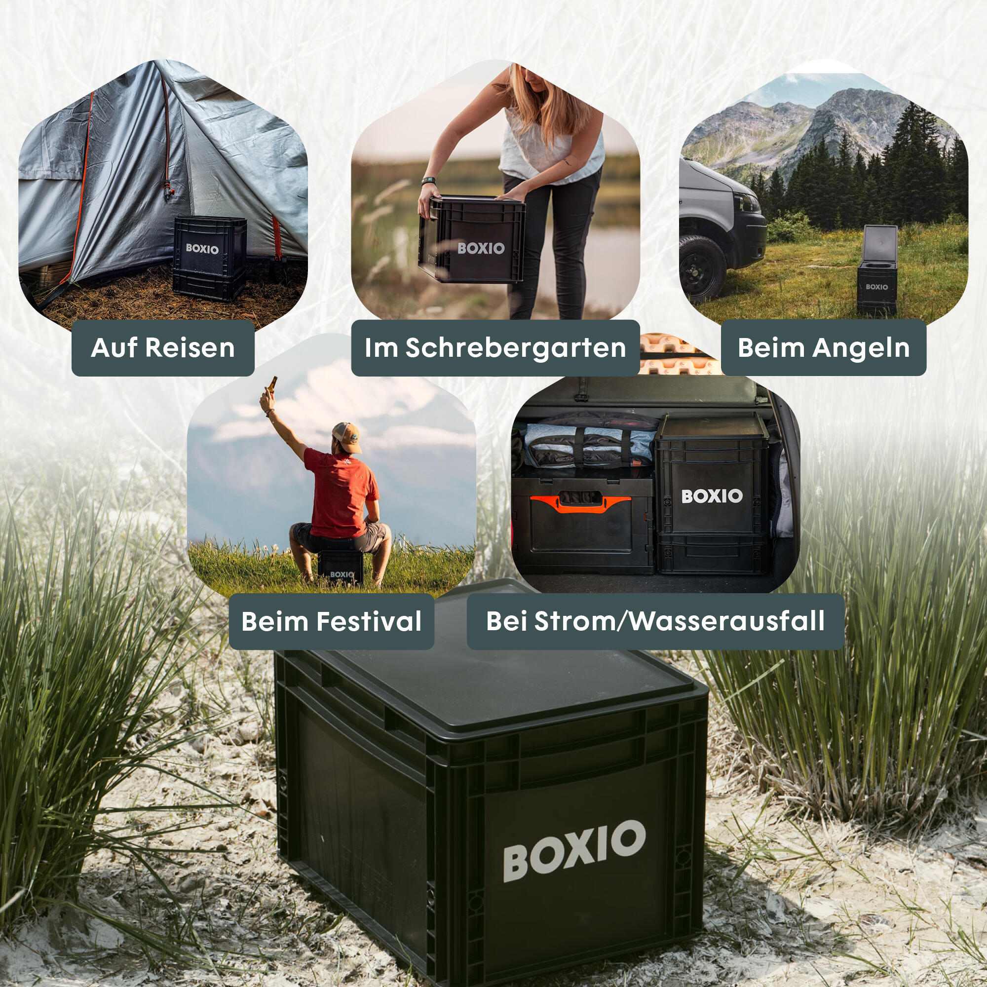 BOXIO TOILET PLUS: Kompakte Camping Trenntoilette Starterset 7/7