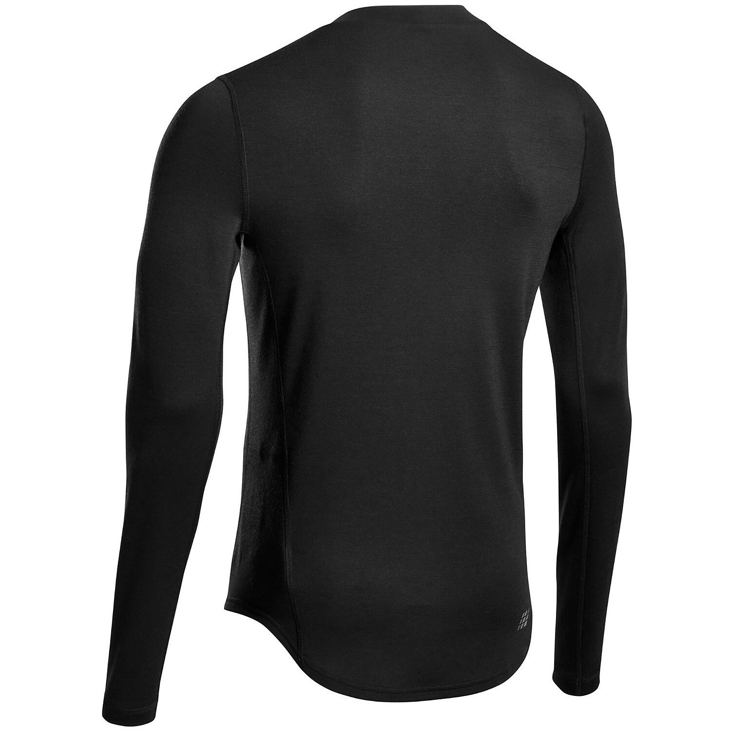 Męska koszulka sportowa z długim rękawem wełna merino CEP 4/5