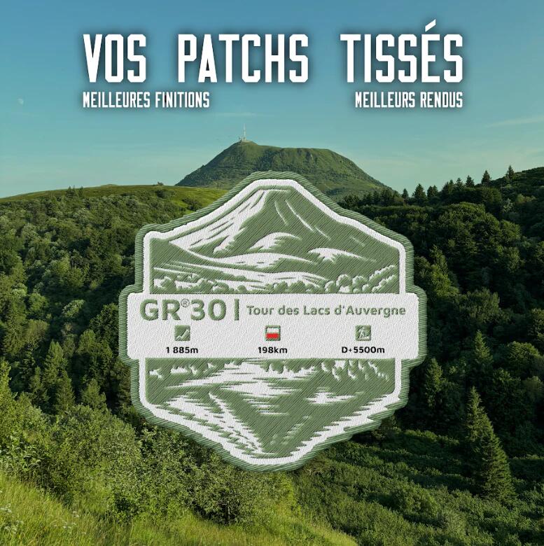 Écusson GR®30 Tour des Lacs d'Auvergne 2/5