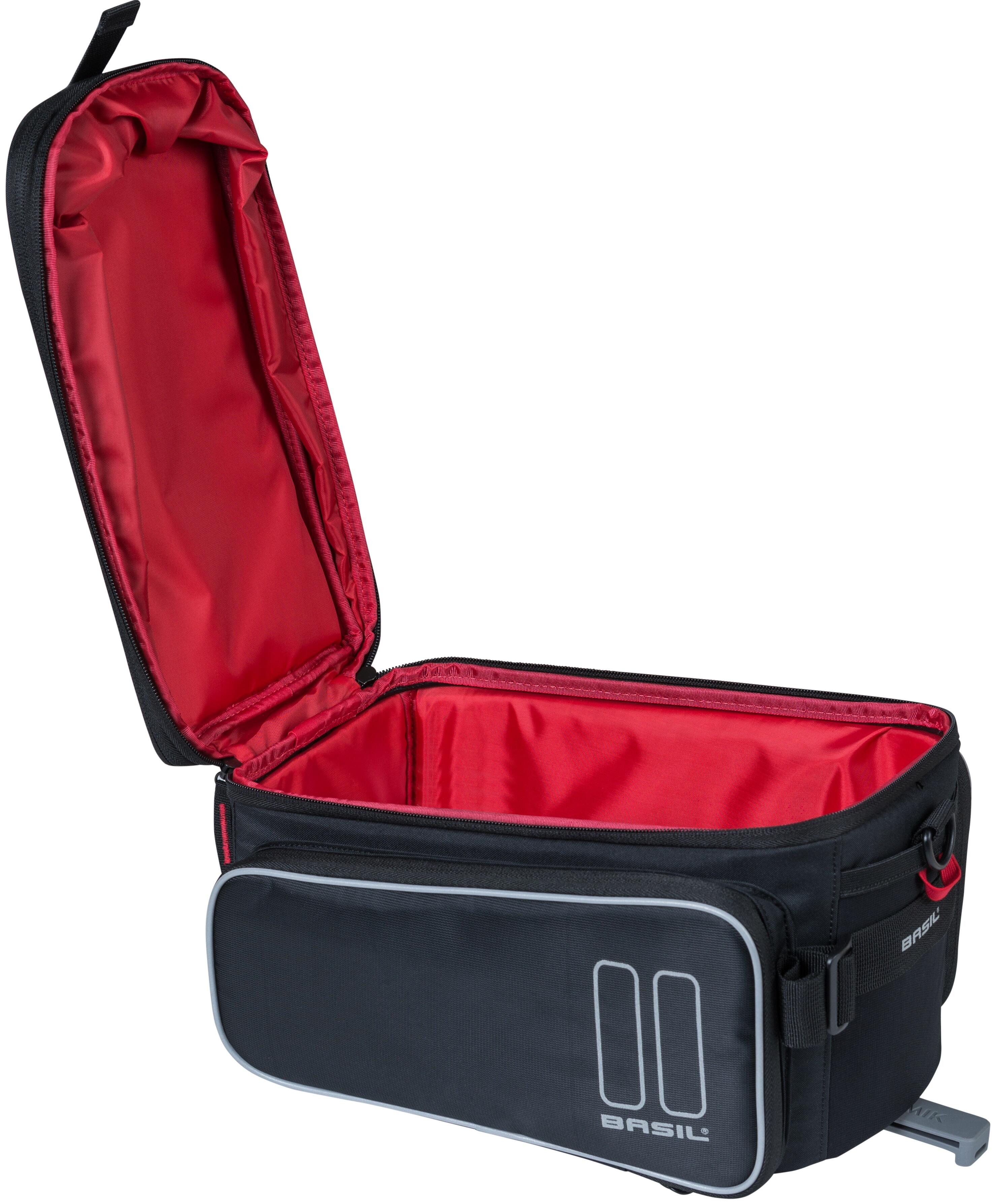Basil Gepäckträgertasche Sport Design Schwarz, 36x26x43cm, 7-15 ltr, MIK 5/7