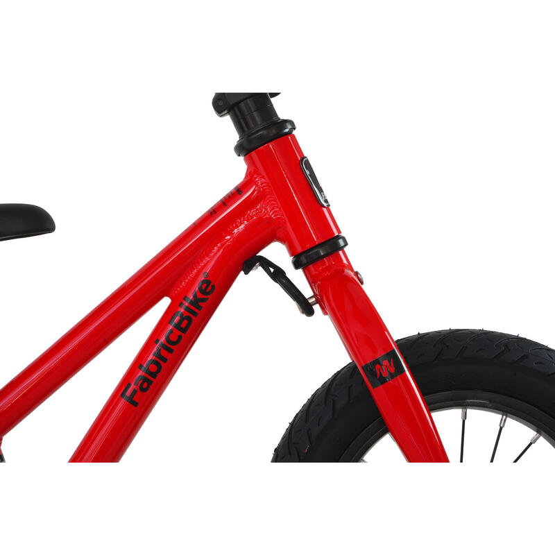 Bicicletă fără pedale pentru copii 12" MINI LIGHT din aluminiu. Matte Red