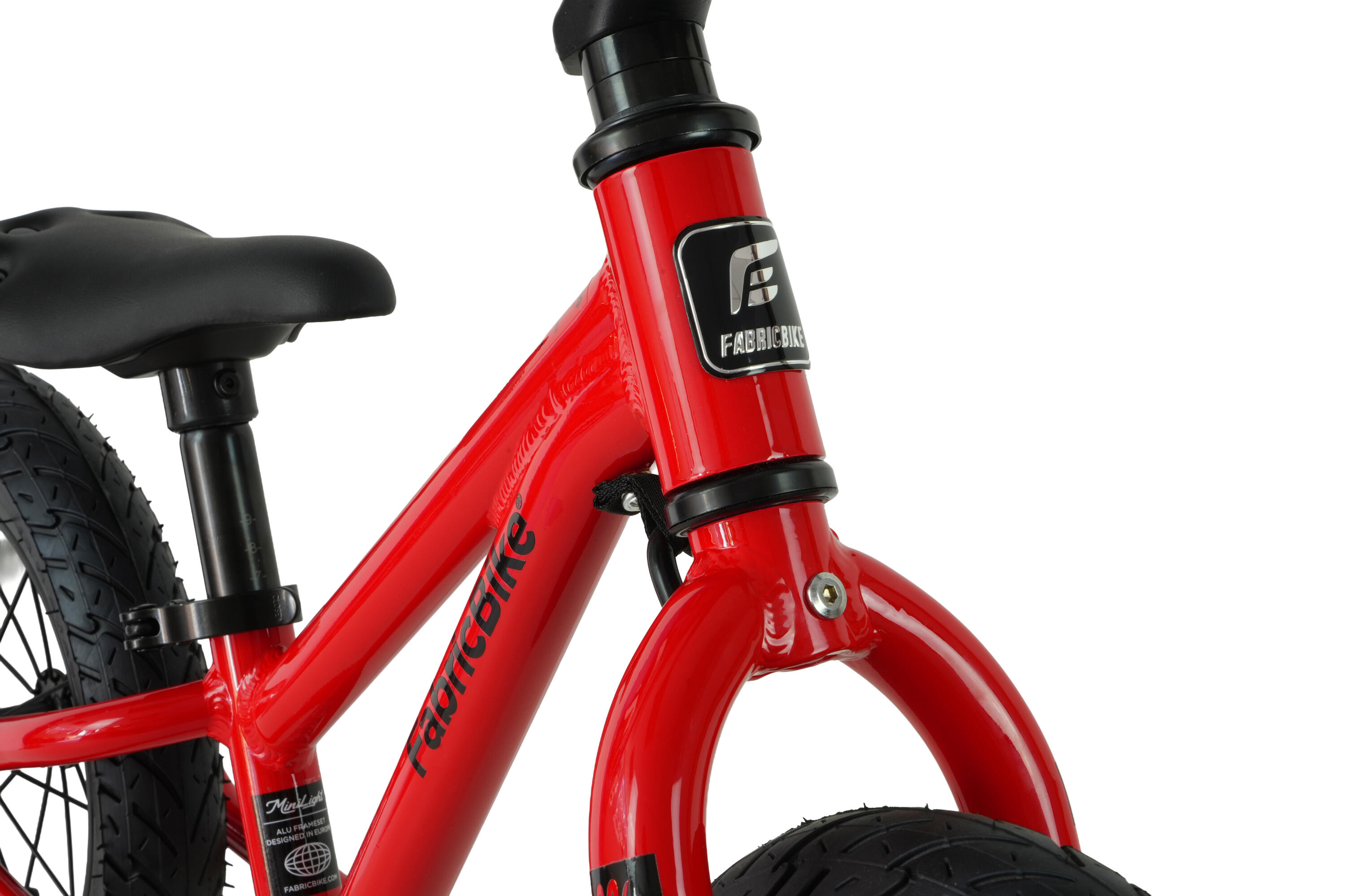 Bicicleta de equilíbrio para crianças 12" MINI LIGHT alumínio.  Matte Red 3/7