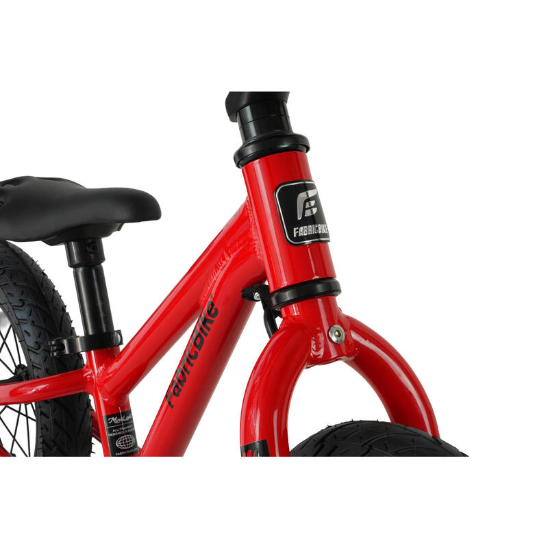 Bicicletă fără pedale pentru copii 12" MINI LIGHT din aluminiu. Matte Red