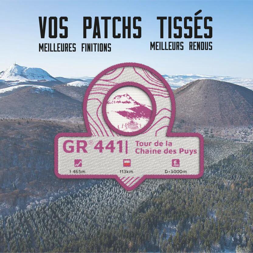Ecusson GR®441 - Tour de la Chaîne des Puy 2/5