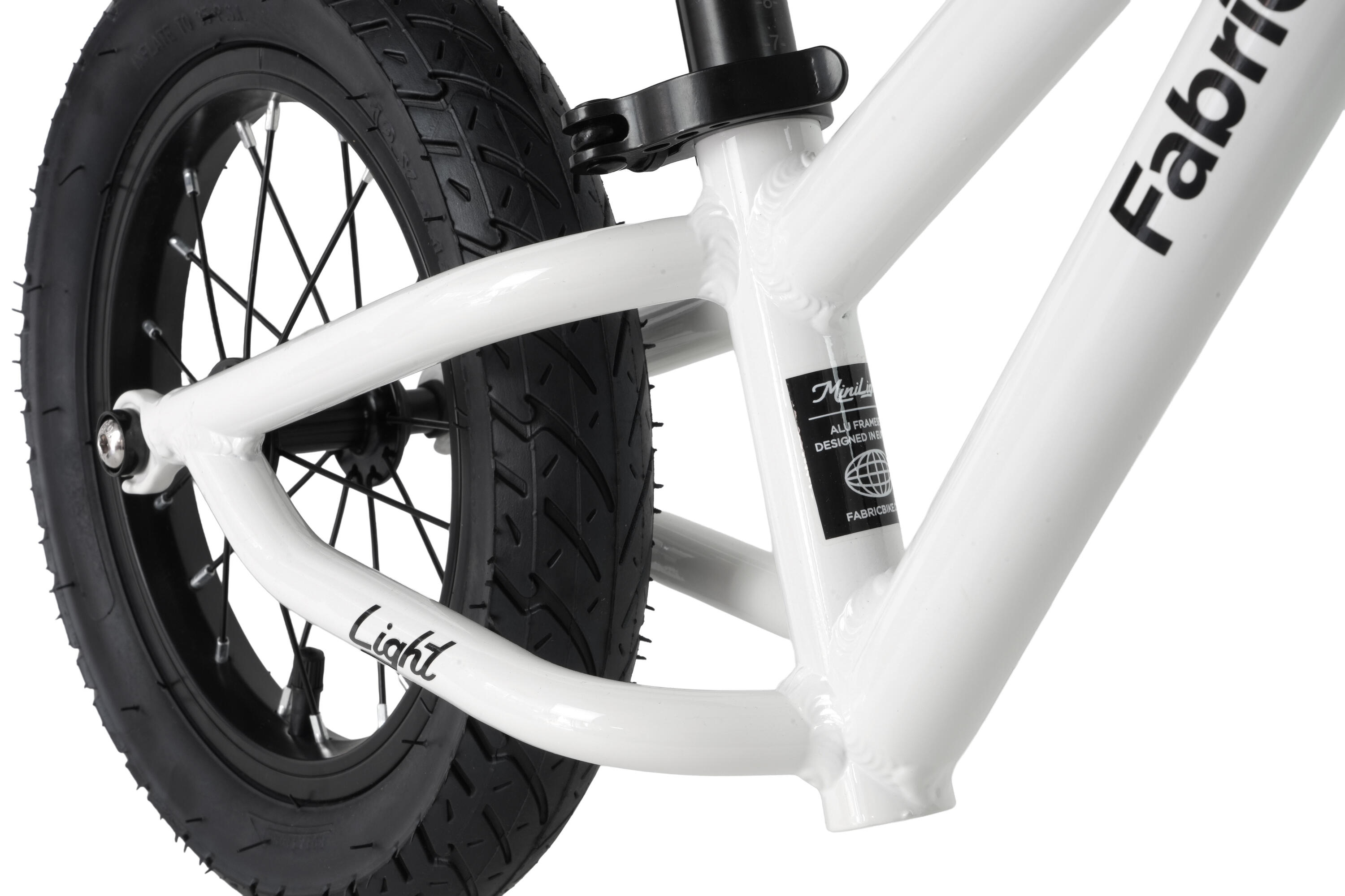 Bicicletta senza pedali per bambini 12" MINI LIGHT in alluminio. White 5/7
