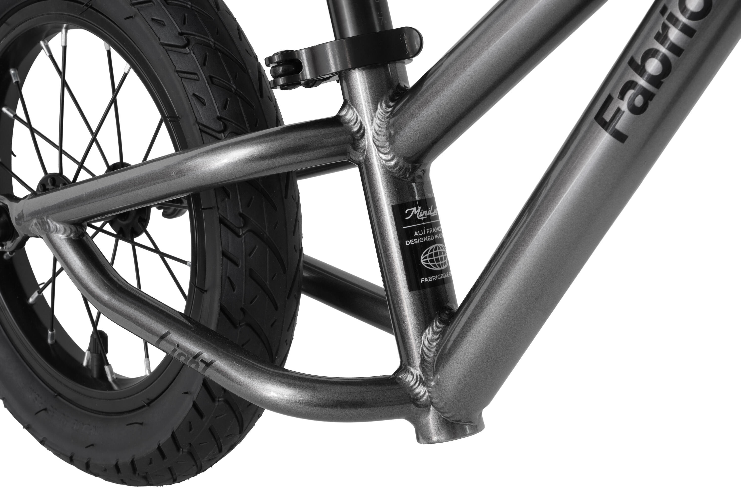 Bicicletta senza pedali per bambini 12" MINI LIGHT in alluminio. Space Grey 5/7