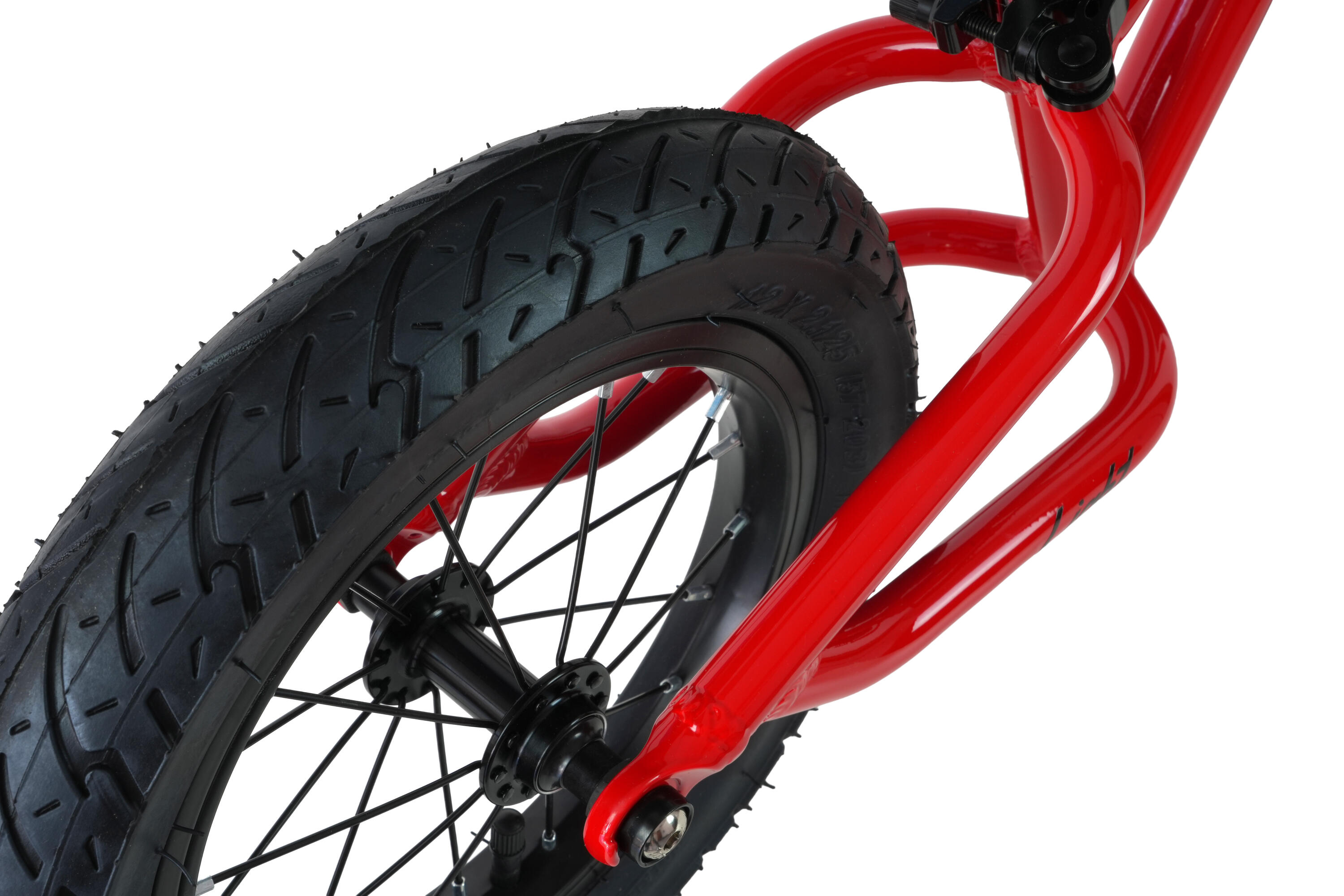 Bicicleta de equilíbrio para crianças 12" MINI LIGHT alumínio.  Matte Red 5/7