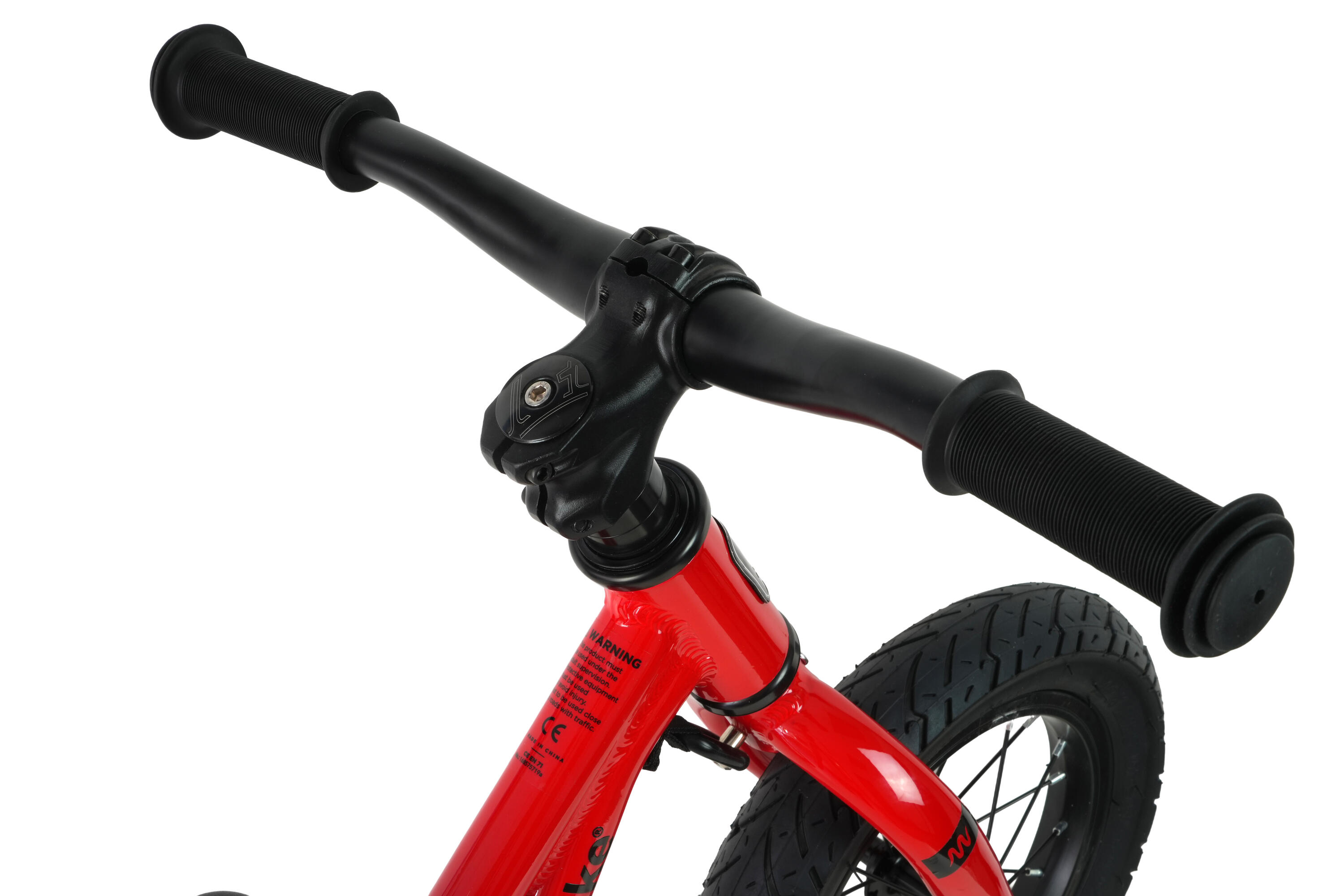 Bicicleta de equilíbrio para crianças 12" MINI LIGHT alumínio.  Matte Red 7/7