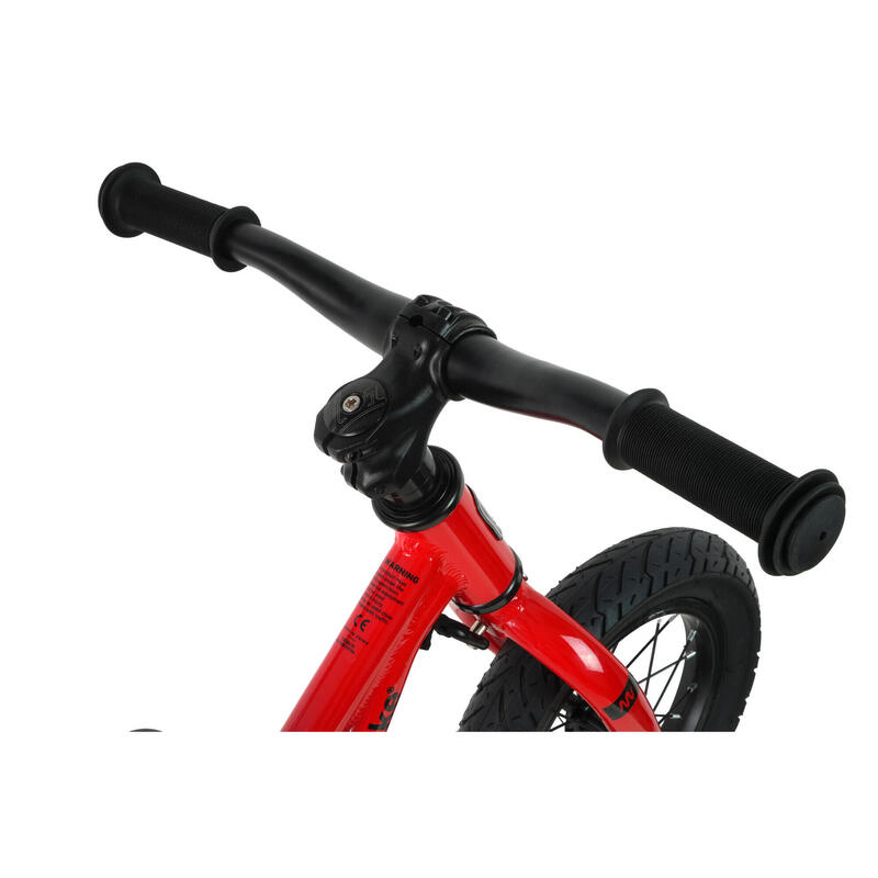 Bicicletă fără pedale pentru copii 12" MINI LIGHT din aluminiu. Matte Red