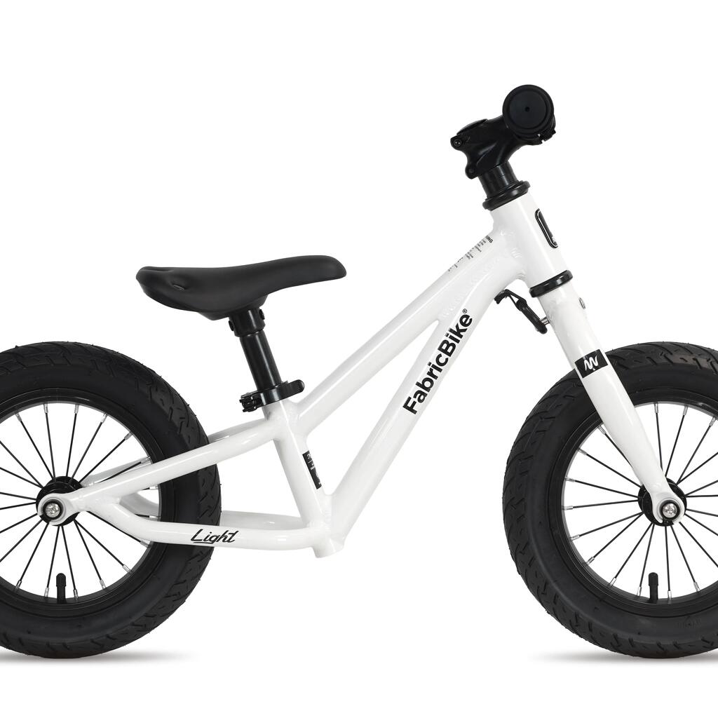 Kids Balance Bike 12" FabricBike MINI LIGHT Aluminium. White