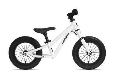 Bicicletta senza pedali per bambini 12" MINI LIGHT in alluminio. White Cross