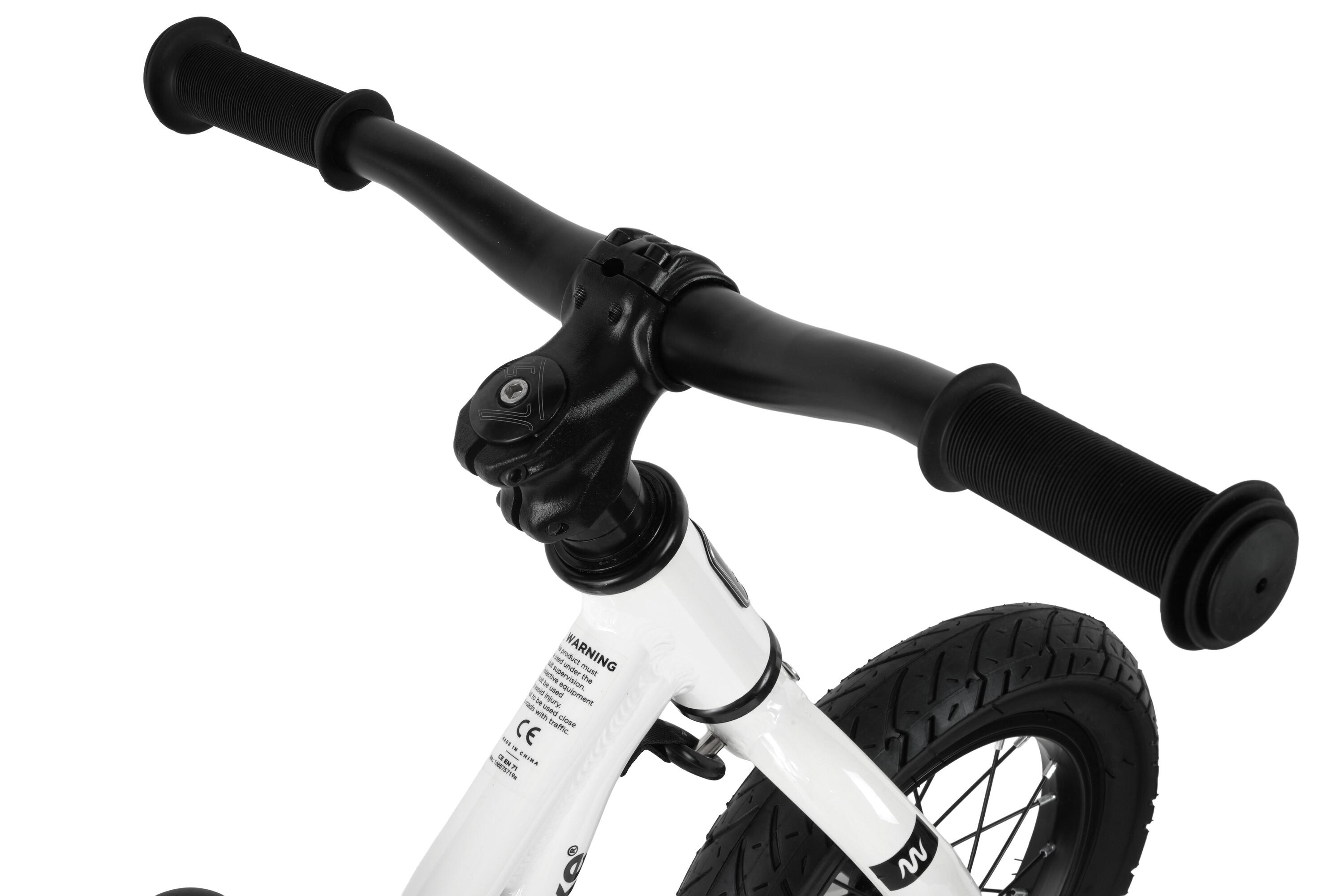 Bicicletta senza pedali per bambini 12" MINI LIGHT in alluminio. White 7/7