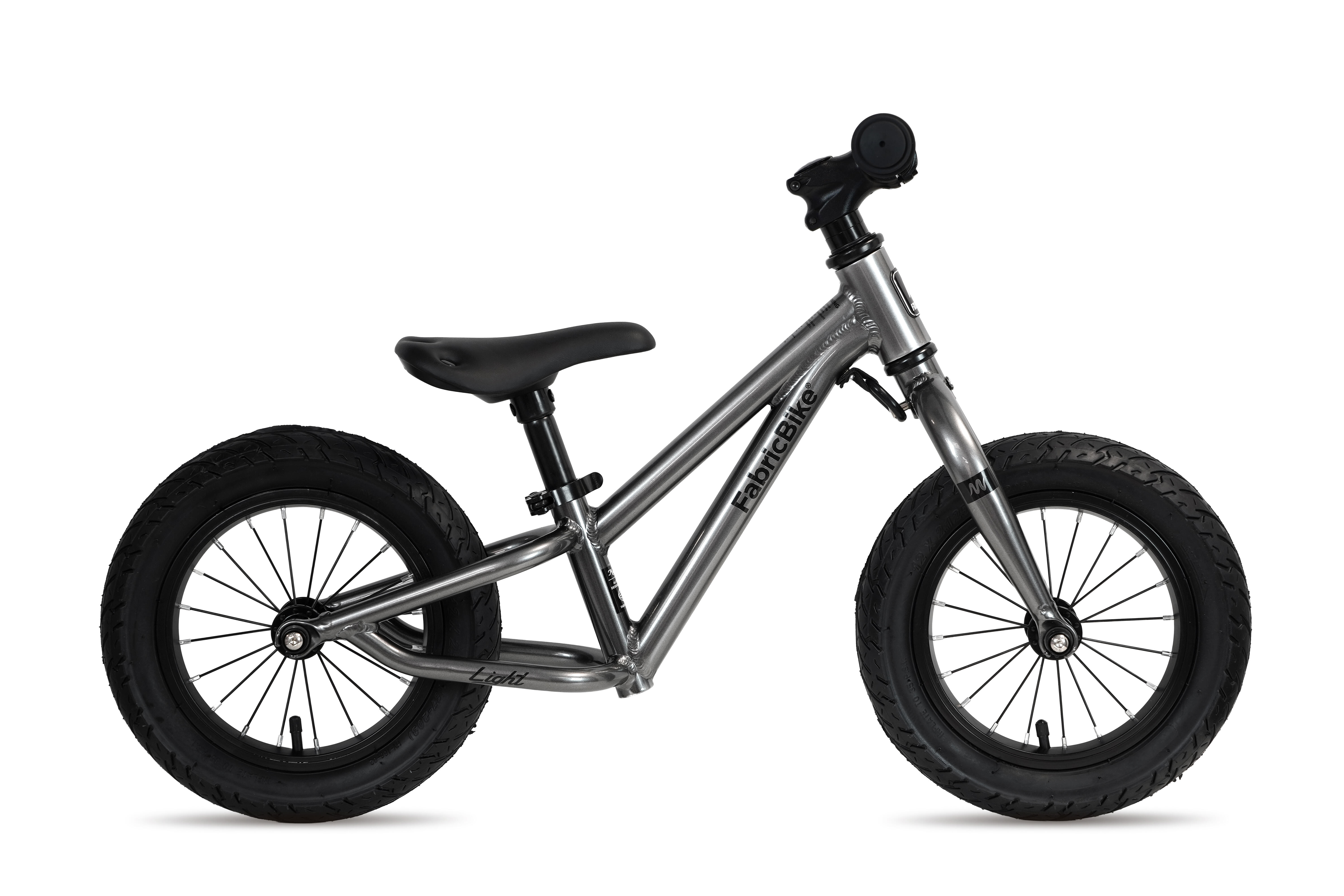 Bicicletă fără pedale pentru copii 12 MINI LIGHT din aluminiu. Space Grey