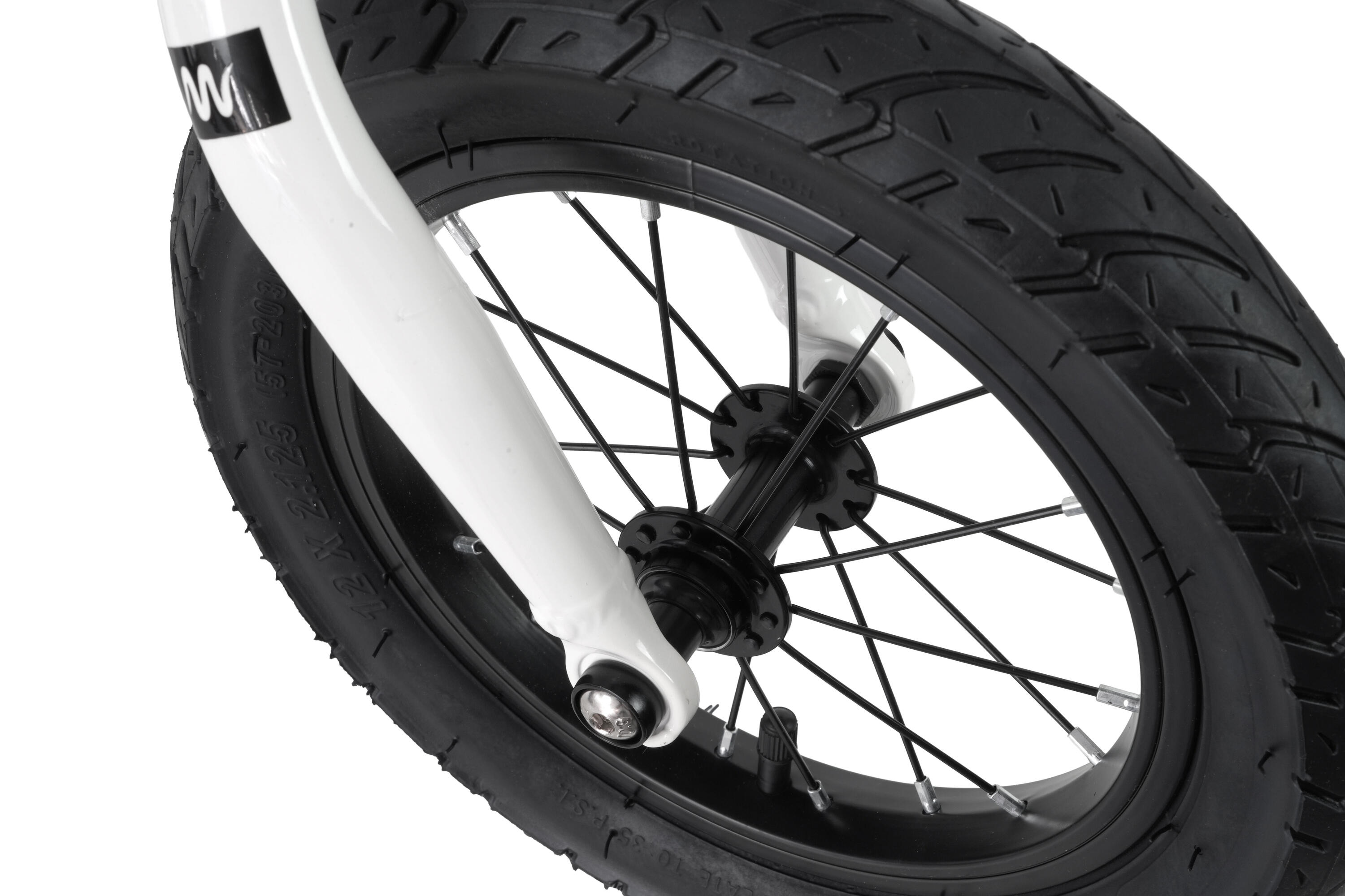 Bicicletta senza pedali per bambini 12" MINI LIGHT in alluminio. White 4/7