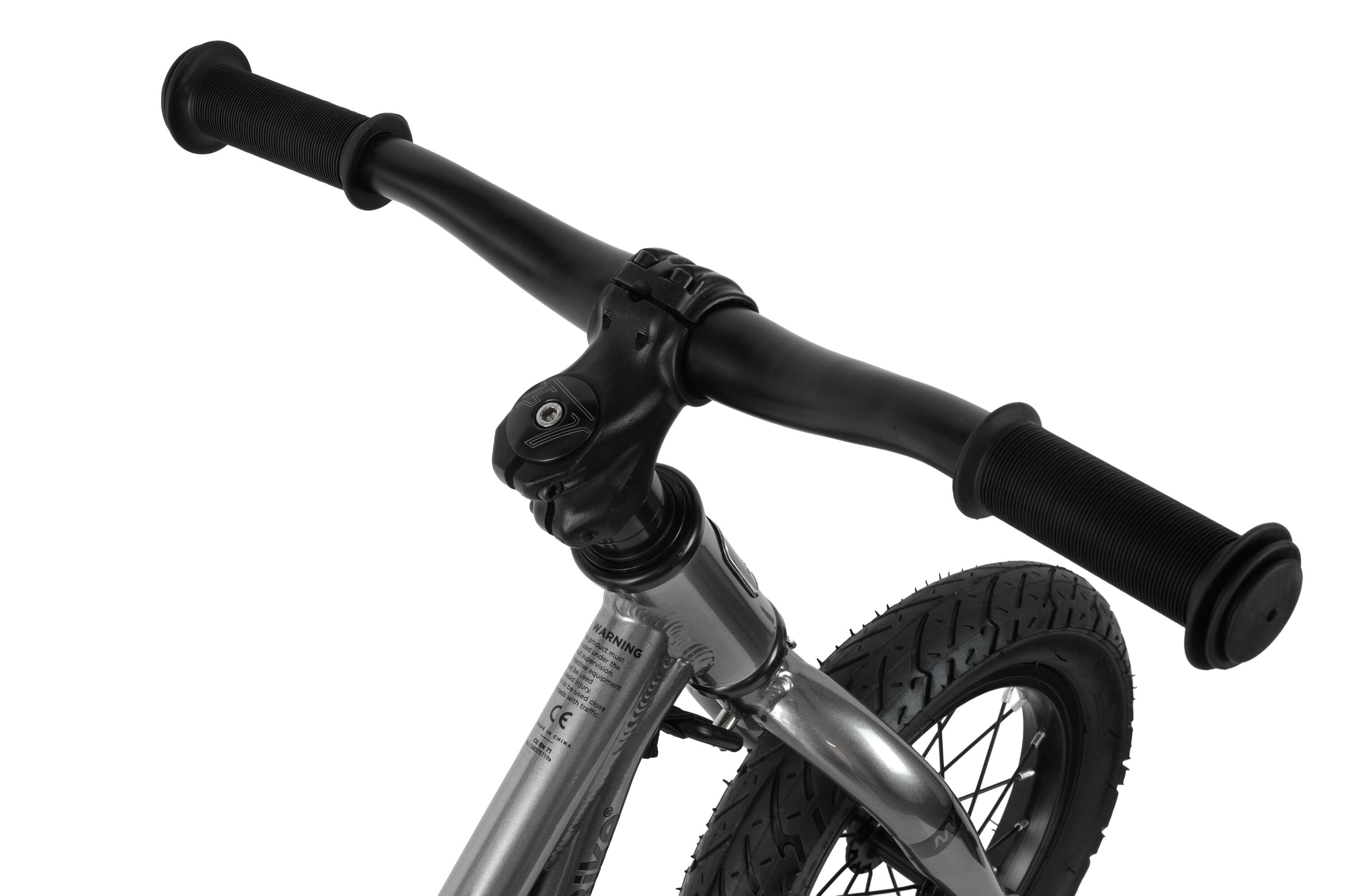 Bicicletta senza pedali per bambini 12" MINI LIGHT in alluminio. Space Grey 7/7
