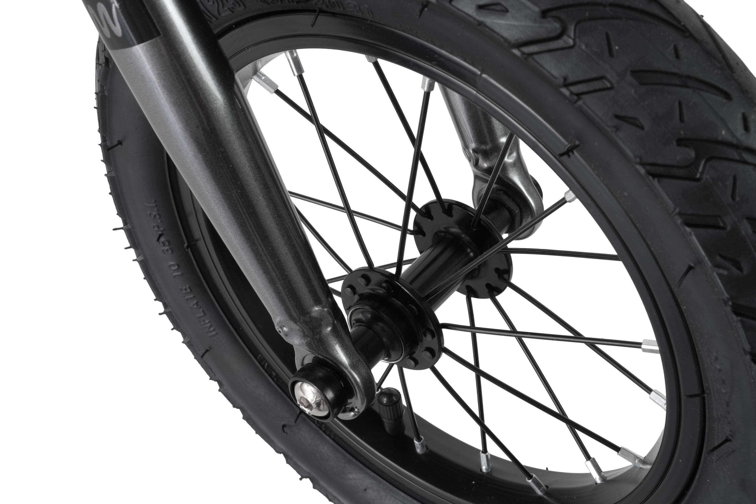 Bicicletta senza pedali per bambini 12" MINI LIGHT in alluminio. Space Grey 4/7