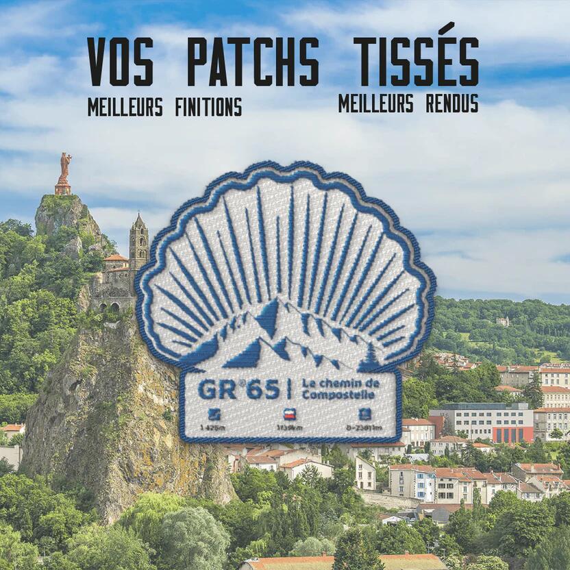 Ecusson GR®65 - Chemin de Compostelle 2/5
