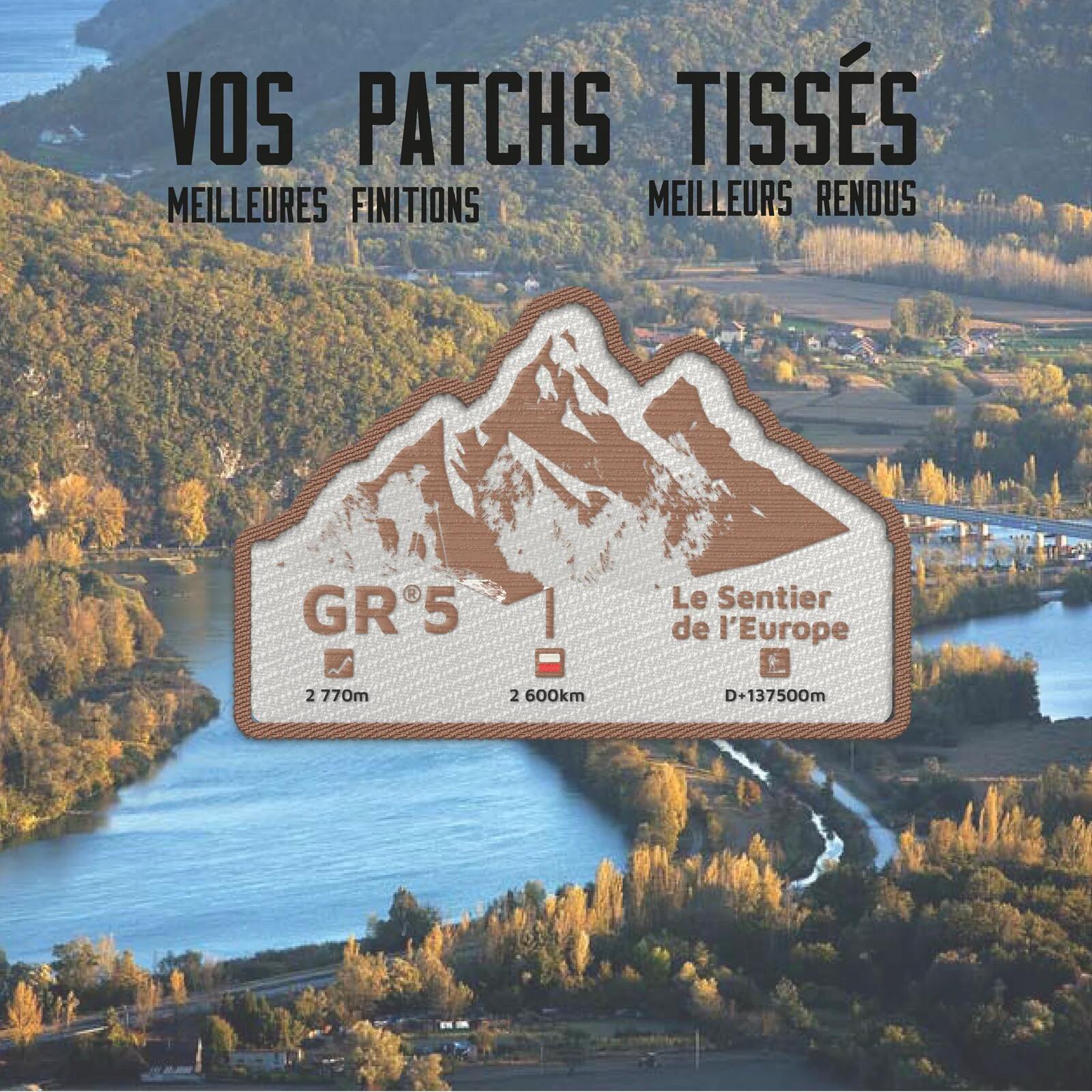 Écusson GR®5 Le Sentier de l'Europe 2/5