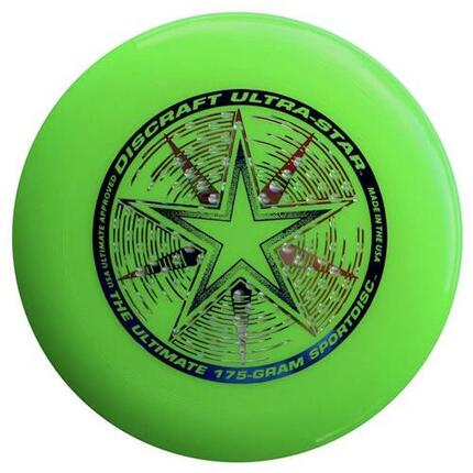 Disque de lancer Sport Ultimate - Discraft - Ultrastar Orange 175 gr