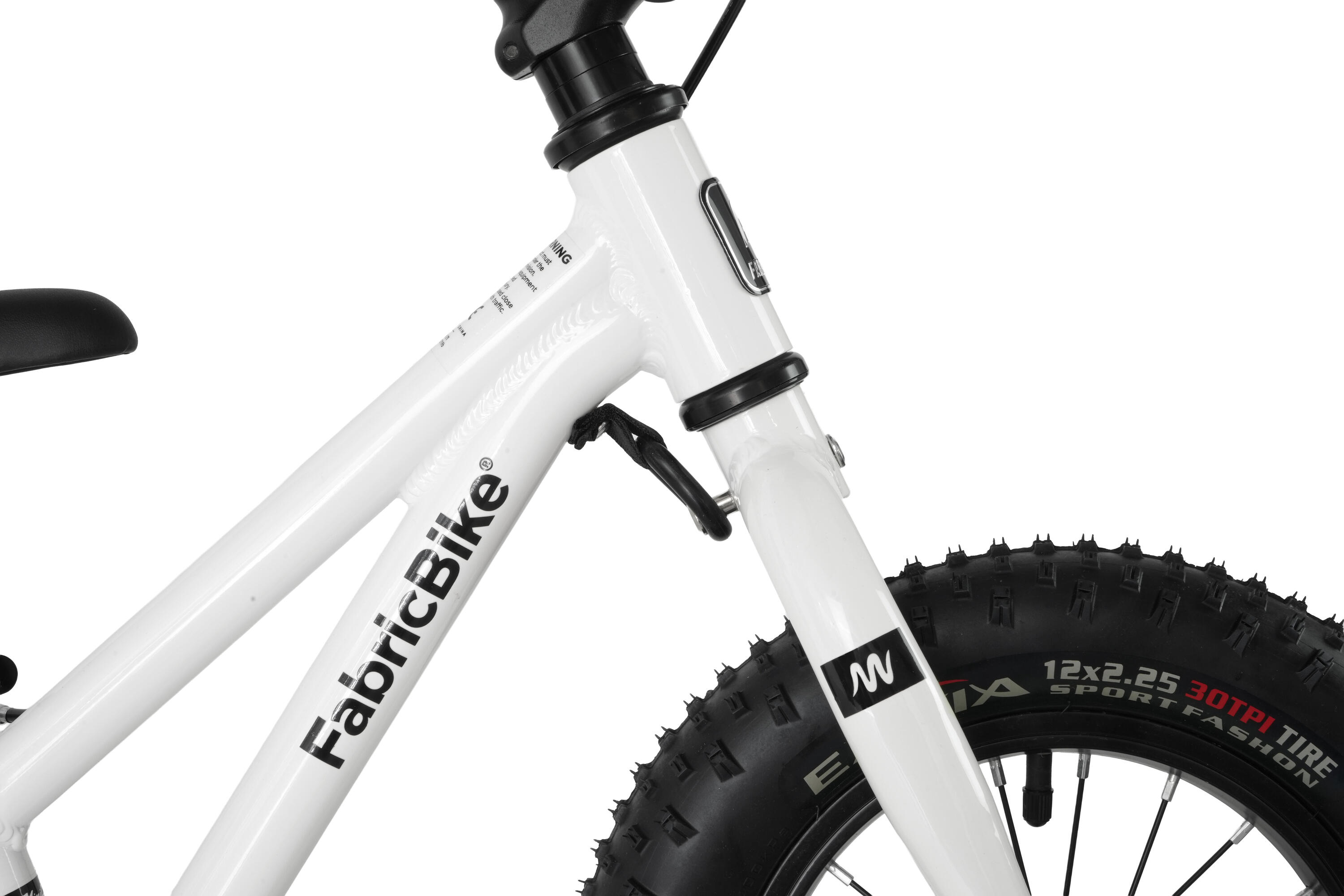 Kinderlaufrad 12" FabricBike MINI LIGHT Aluminium.  White Cross 3/7