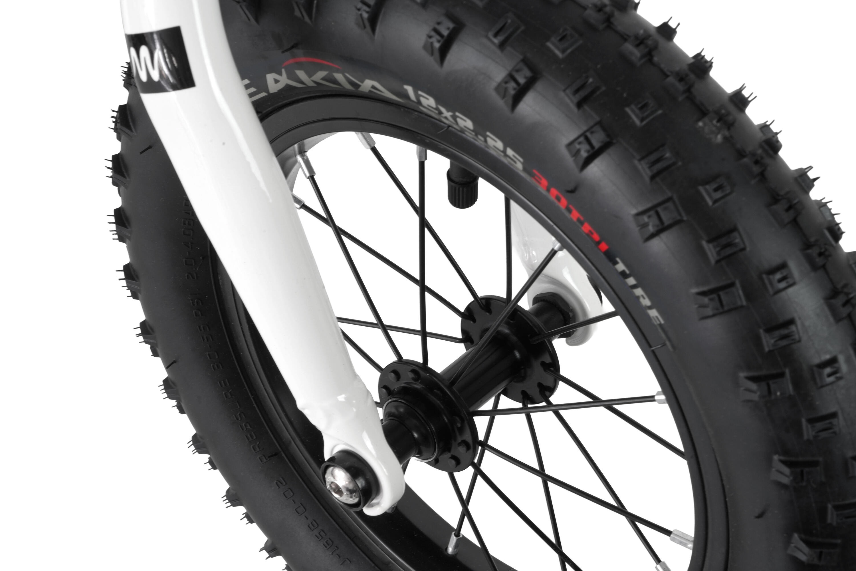 Kinderlaufrad 12" FabricBike MINI LIGHT Aluminium.  White Cross 4/7