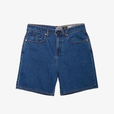 Shorts volcom billow denim oliver mid blauw