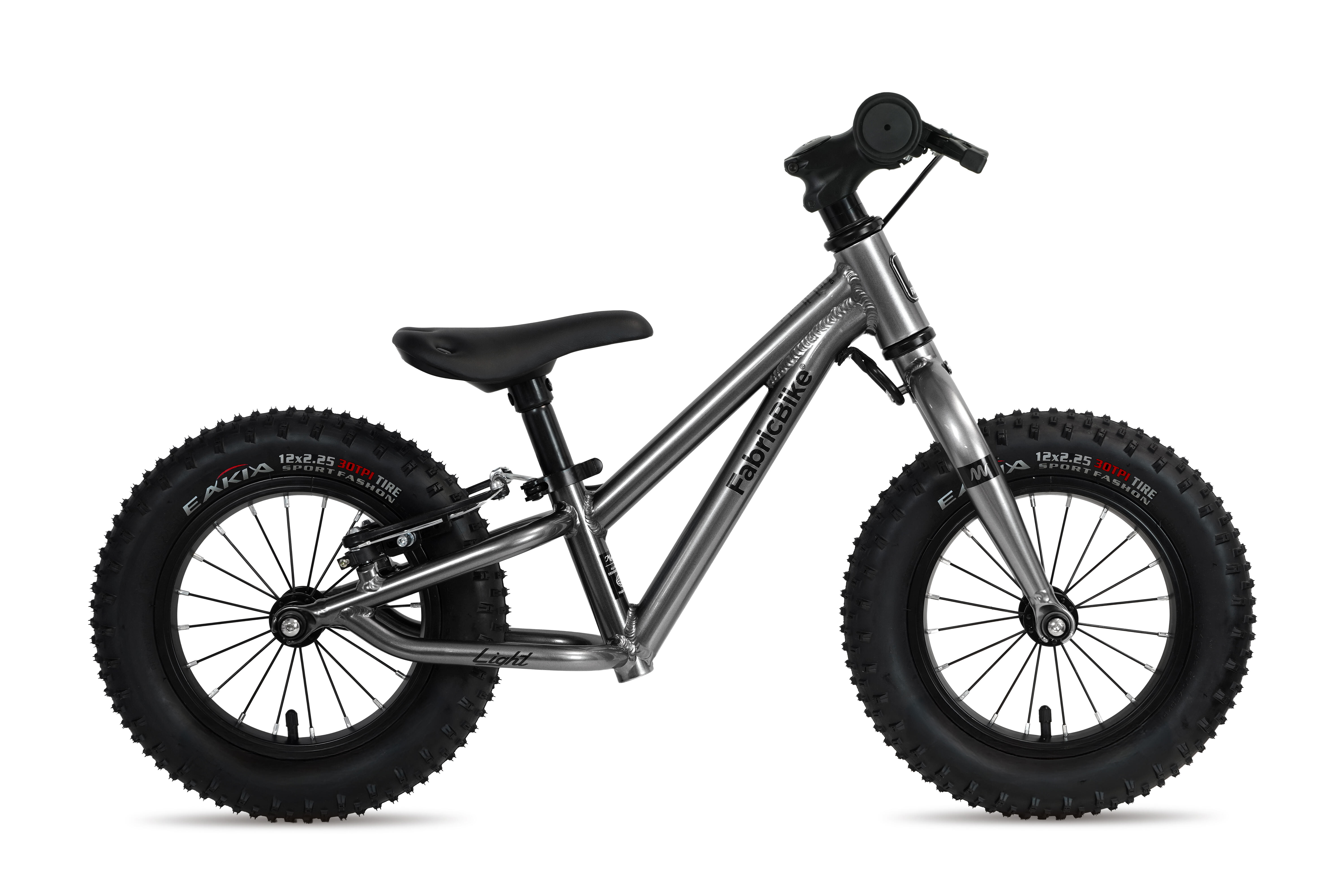 Bicicletă fără pedale pentru copii 12 MINI LIGHT din aluminiu. Space Grey Cross