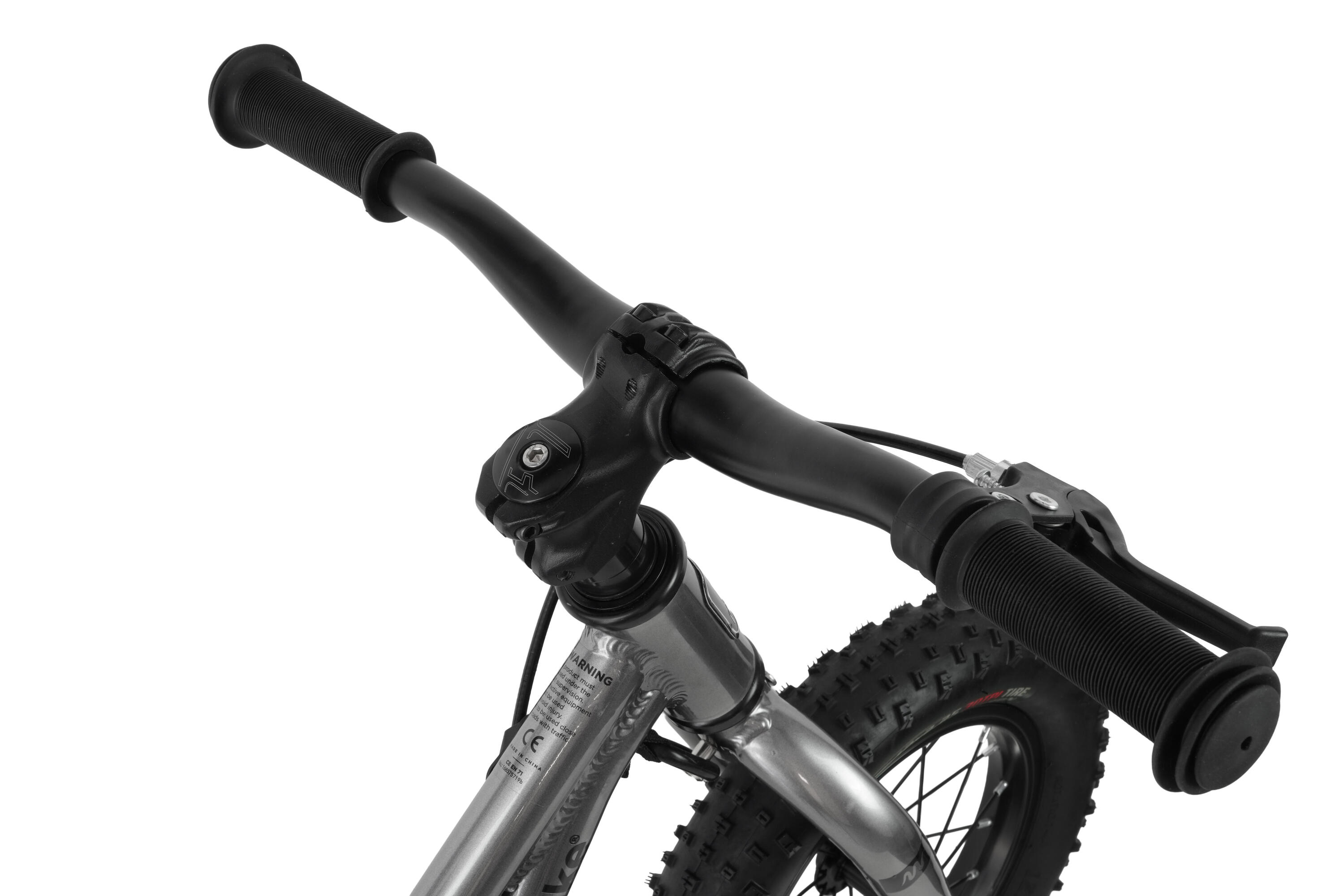 Bicicleta de equilíbrio para crianças 12" MINI LIGHT alumínio. Space Grey  Cross 7/7