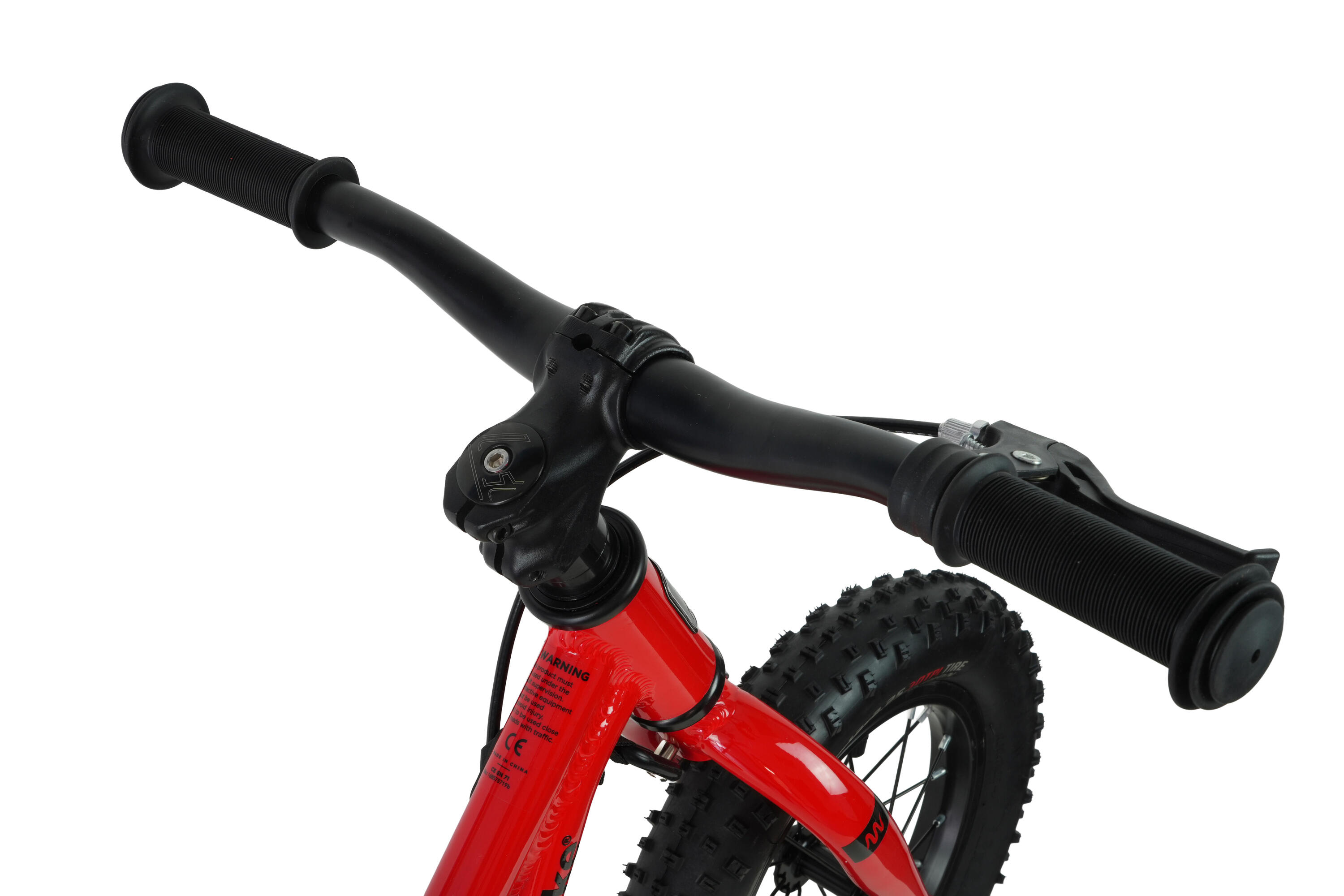Bicicleta sin pedales niños 12" MINI LIGHT aluminio. Matte Red Cross 7/7