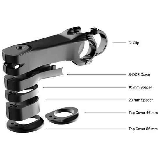 Vorbau Deda Superbox DCR stem & S-DCR System, POB finish