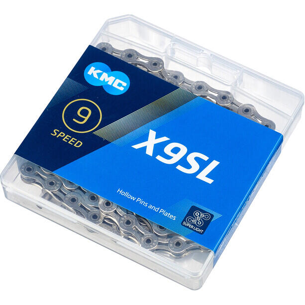 Cadena KMC X9SL - Plata (En caja) 2/7