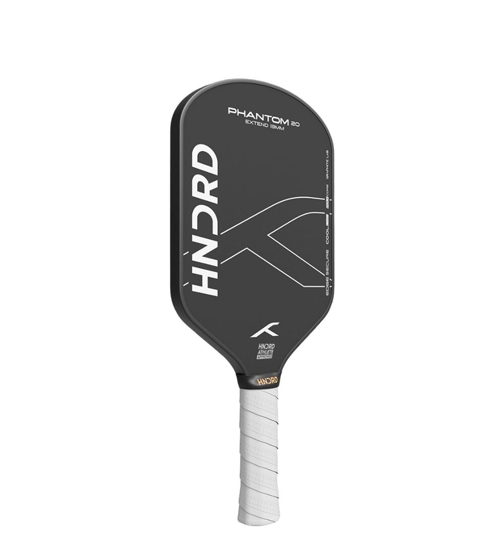 Pickleballschläger -Phantom 20 Extend  13mm Power Schwarz/Weiß 5/8