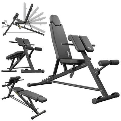 Verstelbare halterbank trex sport tx-200b met curlpad 250 kg