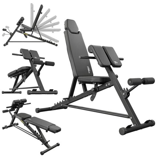 Banc de musculation réglable Trex Sport TX-200B avec pupitre à biceps 250 kg