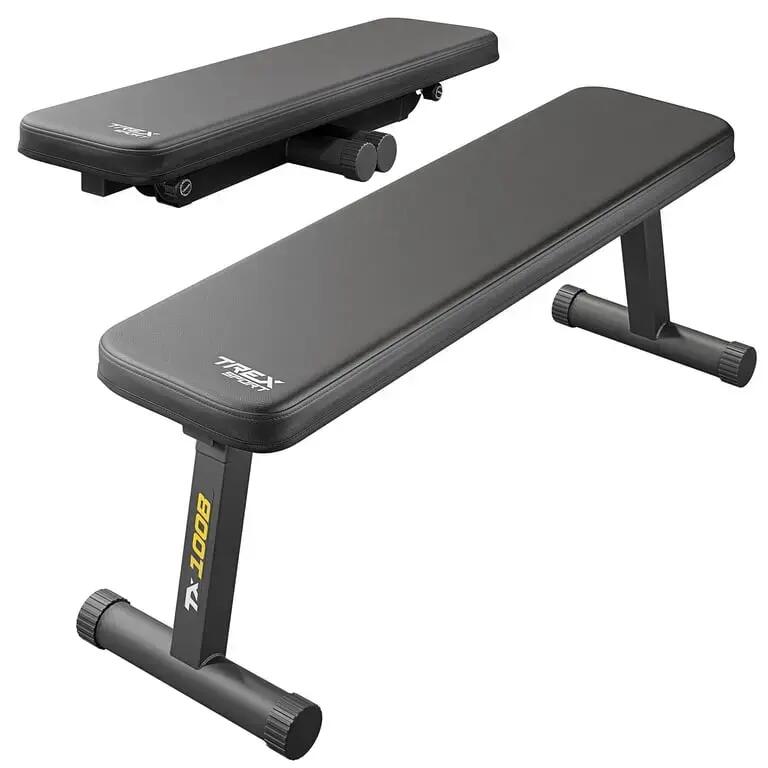 Сгъваема права тренировъчна лежанка Trex Sport TX-100B, до 120 кг