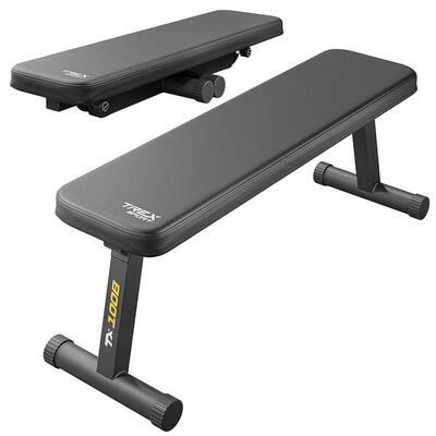 Inklapbare flatbench trex sport tx-100b 120 kg