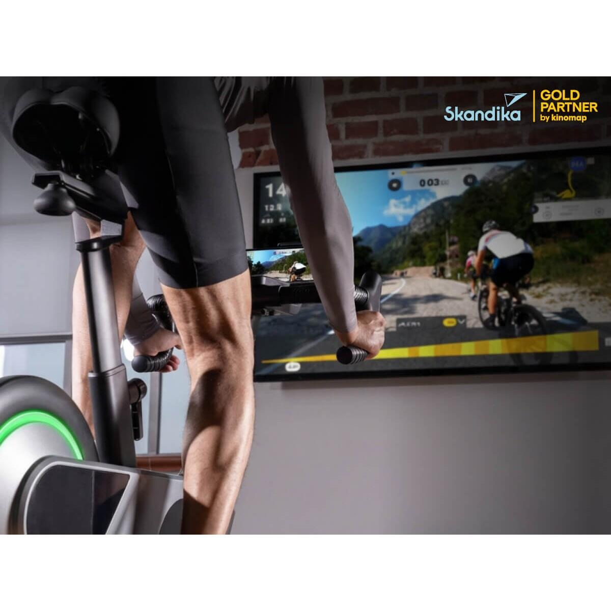 Vélo de biking Kliva 500-S - Vélo d'intérieur SMART avec LED et inclinaison 4/7