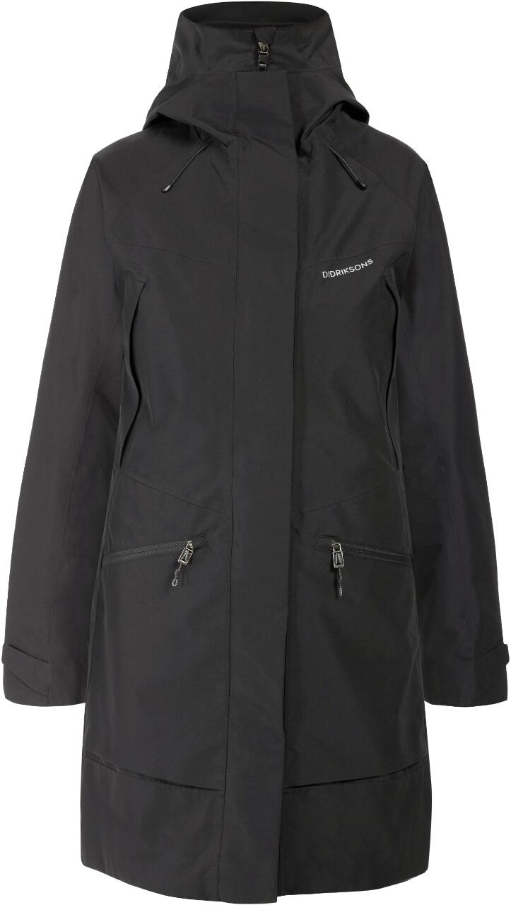 Didriksons Parka Feminina Ilma Preto da Decathlon