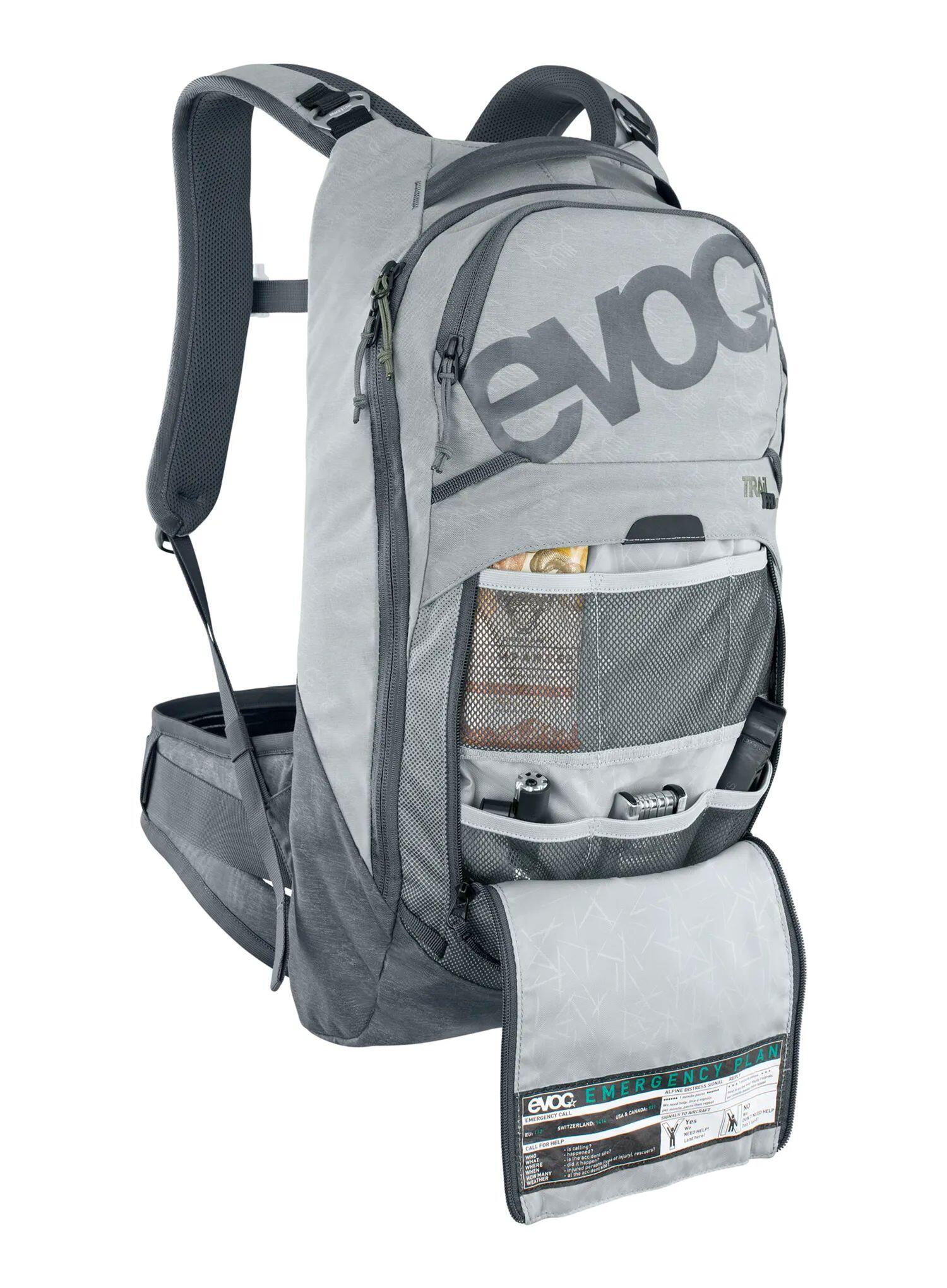 Plecak rowerowy Evoc Trail Pro 10 - stone/carbon grey 6/7