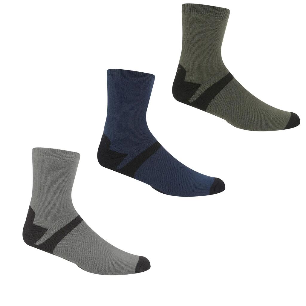 Mens 3 Pair Outdoor Lifestyle Socks