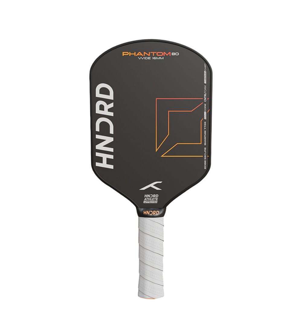 Pickleballschläger - Phantom 80 Wide 16mm Kontrolle Schwarz/Orange 5/7