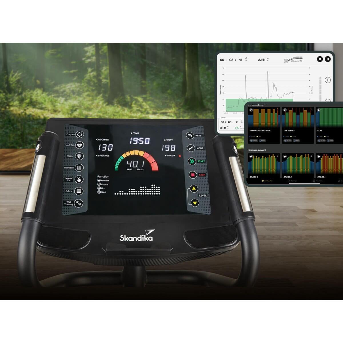 Crosstrainer Carbon P30-S - Ellipsentrainer für zuhause - mit Steigung 3/8