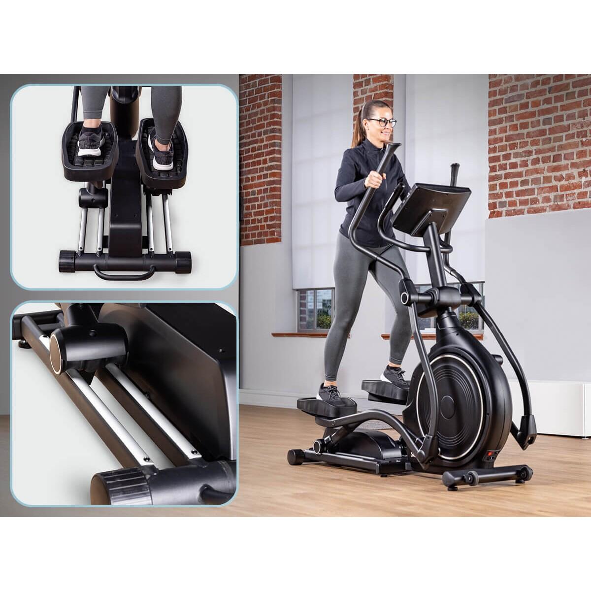 Crosstrainer Carbon P30-S - Ellipsentrainer für zuhause - mit Steigung 4/8