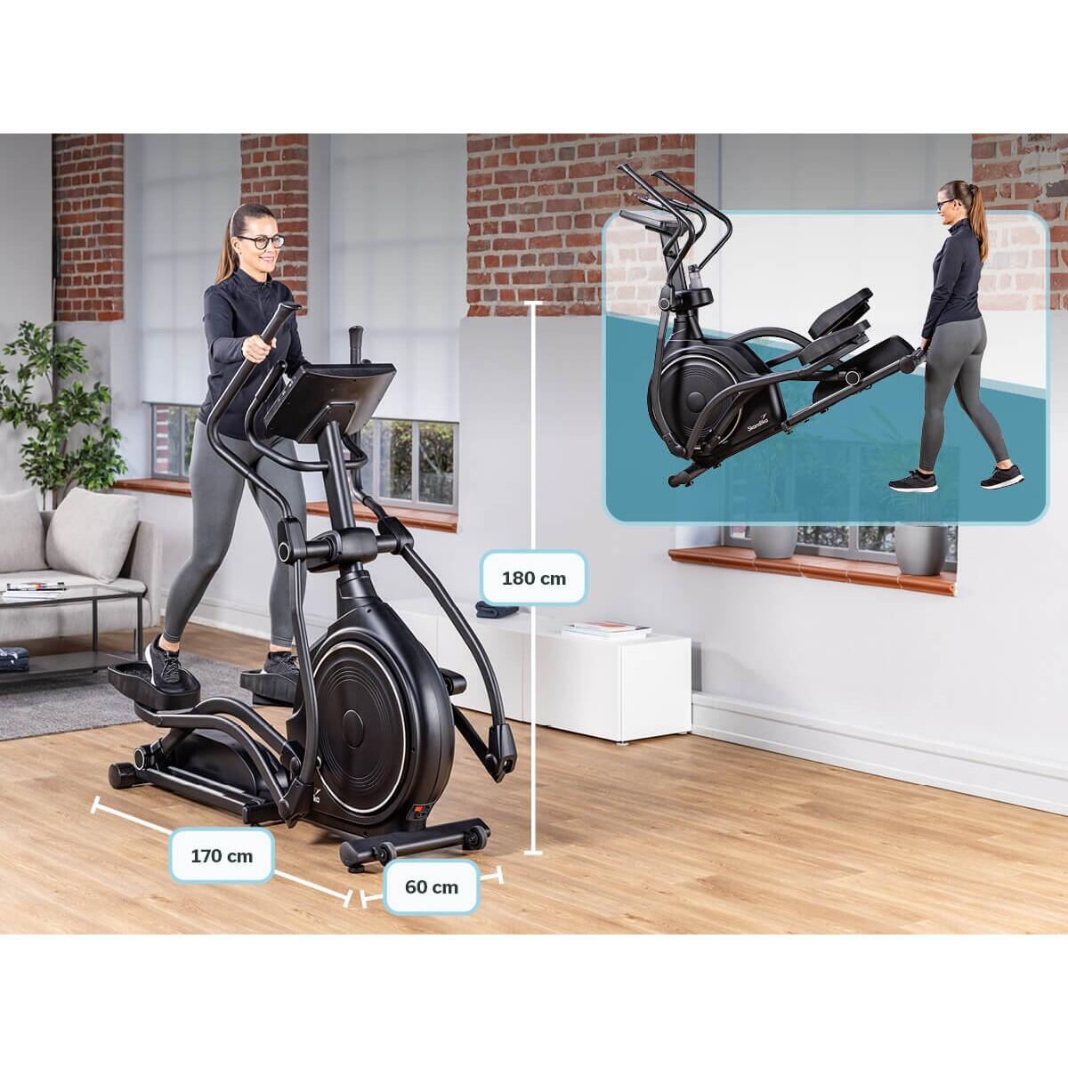 Crosstrainer Carbon P30-S - Ellipsentrainer für zuhause - mit Steigung 6/8